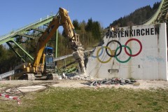 Große Olympiaschanze, Garmisch-Partenkirchen, Abbruch